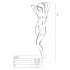 Passion BS070 - Double-Strap Mesh Set (White) - Sizes S-L