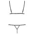 Passion Devil Solon - Lace Body Harness Set (Black)