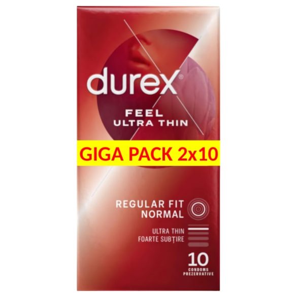 Durex Feel Ultra Thin - Ultra Realistic Condoms (2x10 pack)