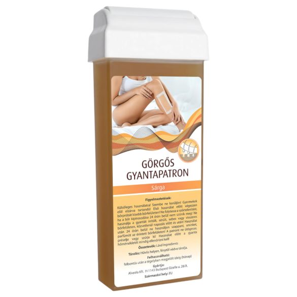 Roll-On Wax Cartridge - Wide Applicator (100ml) - Yellow