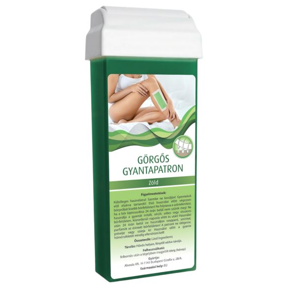Roll-On Wax Cartridge - Wide Roller Head (100ml) - Green