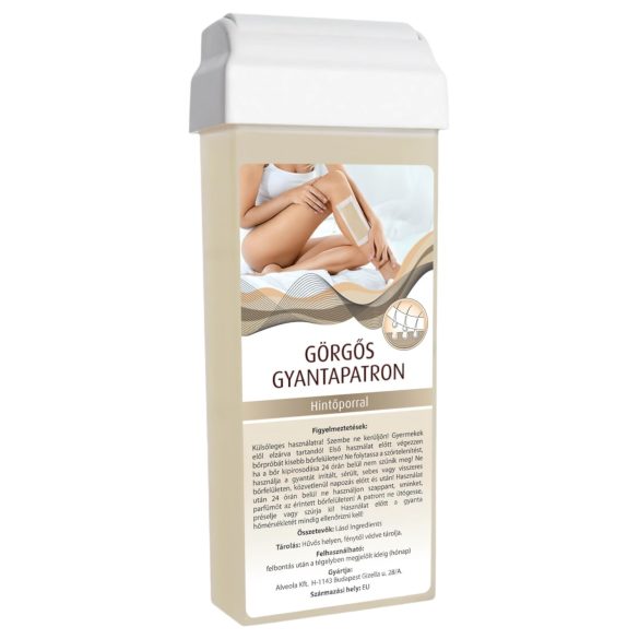 Roll-On Wax Cartridge - Wide Roller Head (100ml) - Talc-Infused