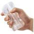 Desirel Vertigo – Ribbed Interior Masturbator (Transparent)