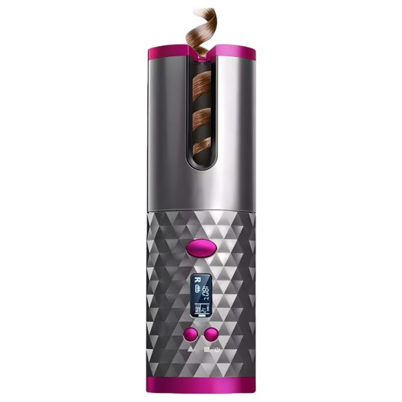CAC - Cordless Hair Curler Set (Gray-Pink)