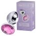 Desirel Pink Jewel L - Silver-Pink Anal Plug