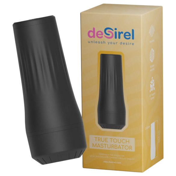 Desirel True Touch - Realistic Vibrating Stroker (Natural Black)