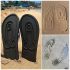 Black Flip-Flop Sandals with Whistle Sole