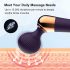 Curved Black Wireless Massager Vibrator