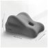 Magic Pillow - Memory Foam Pillow with Holder (Gray)