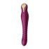 ZALO King - Rechargeable, Waterproof Thrusting Vibrator (Purple)