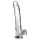 King Cock Clear 11 - Testicle Dildo (Transparent)