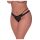 Magic Silk - Double-Strap Lace Thong (Black)