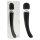 Love Magic Elegance Wand - Rechargeable, Massaging Vibrator (Black)