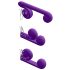 Snail Vibe Duo - Rechargeable 3-in-1 Stimulating Vibrator (Purple)