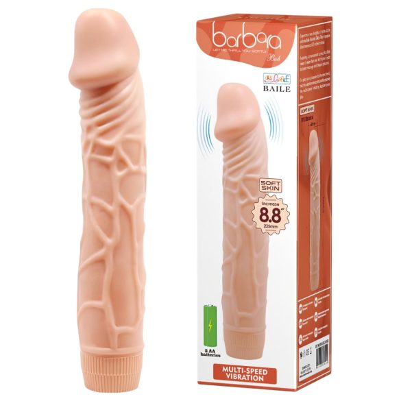 Baile Barbara - Realistic Vibrator - 22cm (Natural)