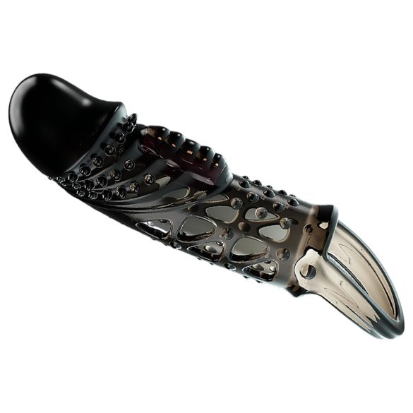 Pretty Love Cecelia - Vibrating Enhancer Sleeve (Black)