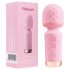 Vibeconnect - Rechargeable, Waterproof Mini Massager Vibrator (Pink)