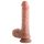 Dual Density - Suction Cup Realistic Dildo with Balls - 20cm (Natural) 