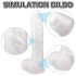 Sex HD Martin - Realistic Suction Cup Dildo with Testicles (White)