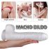 Sex HD Martin - Realistic Suction Cup Dildo with Testicles (White)