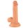 Mr. Rude - suction-cup, realistic dildo with testicles - 17cm (natural)