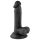 Mr. Rude - Suction Cup Realistic Dildo - 17cm (Black) 