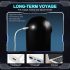 Leopard - Dual-action Suction Vibrator (Black)