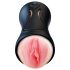 Leopard - Mouth & Vagina Penis Vibrator (Natural)