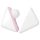 Vibeconnect - Rechargeable Airwave Clitoral Stimulator (White-Peach)