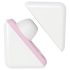 Vibeconnect - Rechargeable Airwave Clitoral Stimulator (White-Peach)