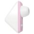 Vibeconnect - Rechargeable Airwave Clitoral Stimulator (White-Peach)