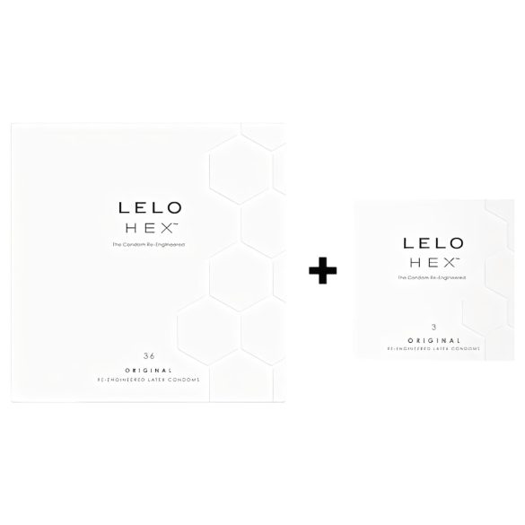 LELO Hex Original - Luxury Condom Pack (39 Count)