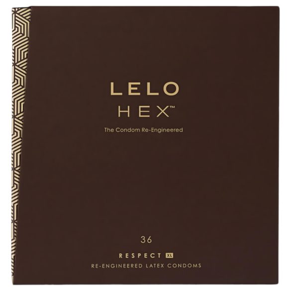 LELO Hex Respect XL - Luxury Condoms (36 Pack)