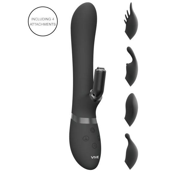 Vive Chou - 4-in-1 Clitoral Arm Vibrator (Black)