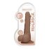 RealRock Dong 8" - Lifelike Dildo with Balls (Dark Natural)