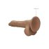 RealRock Dong 8" - Lifelike Dildo with Balls (Dark Natural)