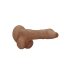 RealRock Dong 8" - Lifelike Dildo with Balls (Dark Natural)