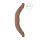 RealRock Double Dong 14" - Dark Natural Twin Dildo (36cm)