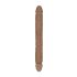 RealRock Double Dong 14" - Dark Natural Twin Dildo (36cm)