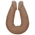 RealRock Double Dong 14" - Dark Natural Twin Dildo (36cm)