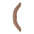 RealRock Double Dong 14" - Dark Natural Twin Dildo (36cm)