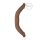 RealRock Double Dong 18" - Dark Natural (46cm)