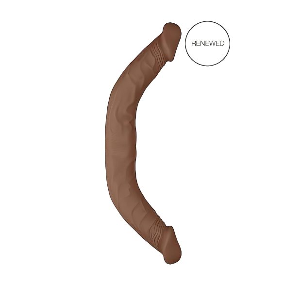 RealRock Double Dong 18" - Dark Natural (46cm)