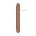 RealRock Double Dong 18" - Dark Natural (46cm)