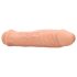 RealRock 6 Penis Sleeve - 17cm - Natural 