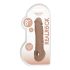 RealRock Penis Sleeve 8 - Dark Natural (21cm) 