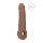 RealRock 9” Penis Sleeve - Dark Natural (21.5cm)