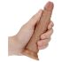 RealRock Slim - 15.5cm Realistic Dildo (Dark Natural)