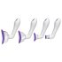 Doc Johnson Intimate - Vibrating Suction Pump Set (Purple)