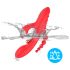 Bestoy - 3-Prong, Tongue Vibrator (Red)